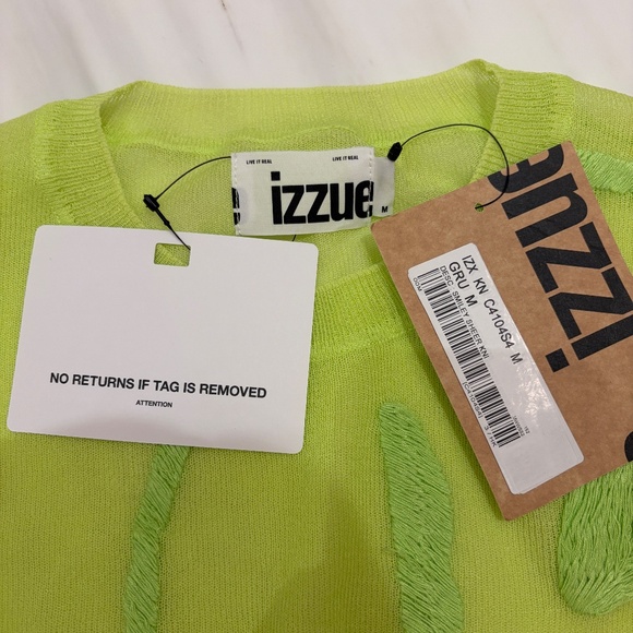 IZZUE Sheer Sweater - Picture 2 of 2